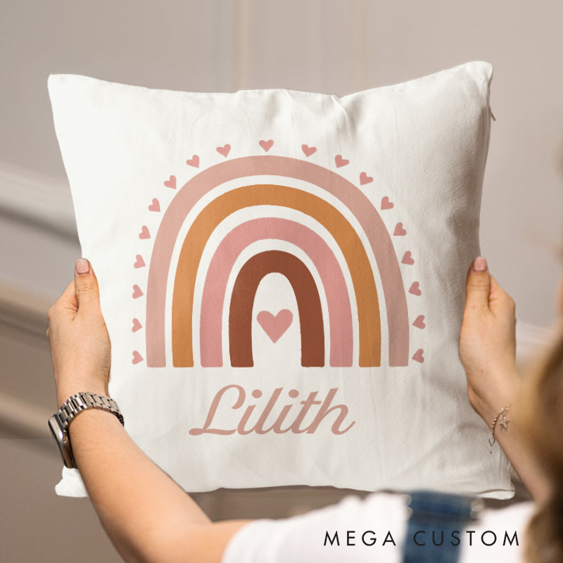 Personalized Baby Throw Pillow with Name Baby Shower Gift Birthday Gift for Baby
