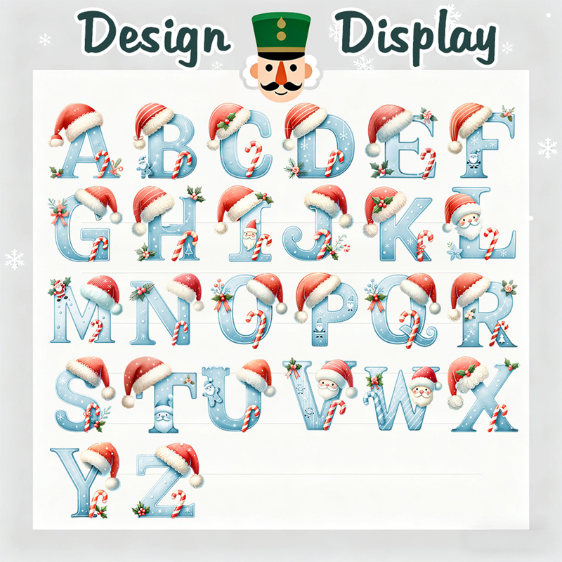 Personalized Christmas Gift Bag Custom Initial and Name Holiday Sack Unique Festive Present Bag