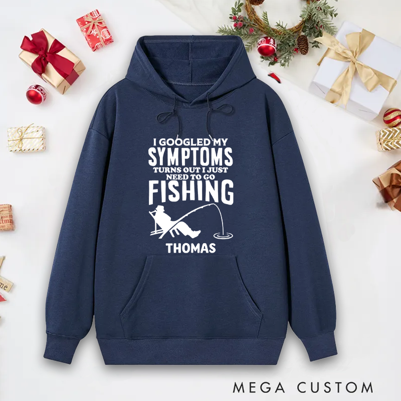 Personalized Fishing Hoodie Funny Fishing Sweatshirt Custom Name with Funny Design Ideal Gift for Fishing Lovers