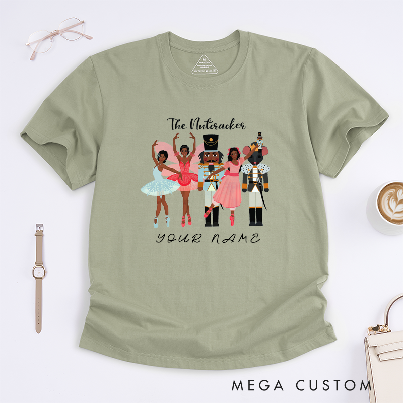 Personalized Ballet T-Shirt Unique Dance Gift Custom Name Tee for Girls Boys Kids Women Man Holiday Performance Present