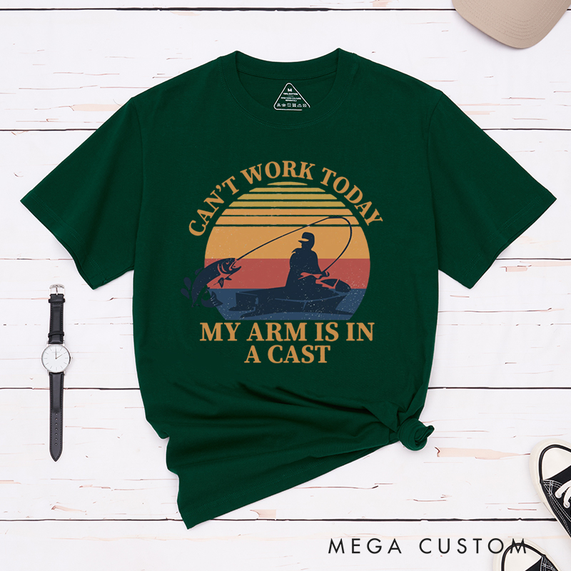 Personalized Funny Sunset Fishing T Shirt for Fishing Lover Great Gift for Dad Husband Grandpa Friends