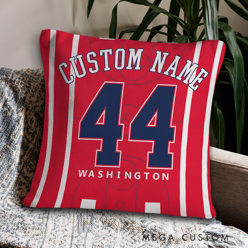 Personalized Basketball Court Cushion with Customizable Details  