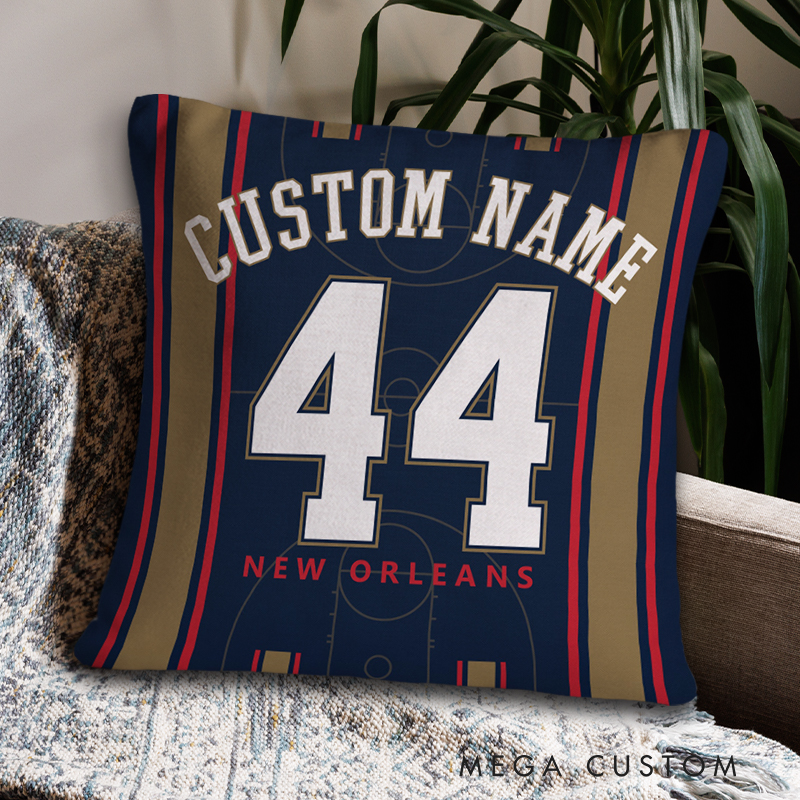 Personalized Basketball-Themed Cushion for Sports Enthusiasts  