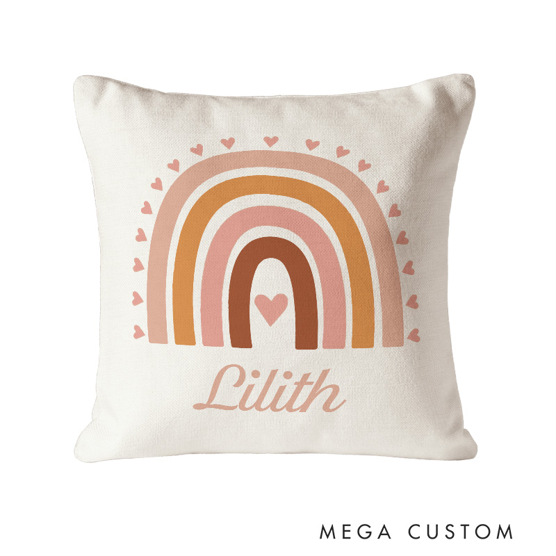 Personalized Baby Throw Pillow with Name Baby Shower Gift Birthday Gift for Baby