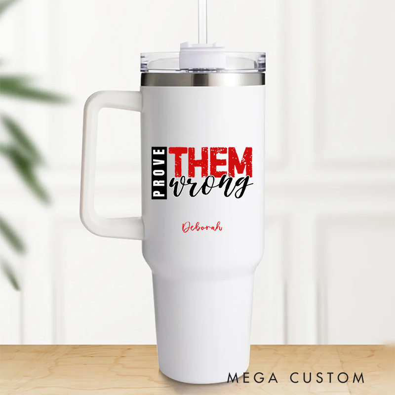 Personalized Multicolor Christian Theme Prove Tumbler with Name and Straw Travel Accessories Baptism Birthday Gift for Christians