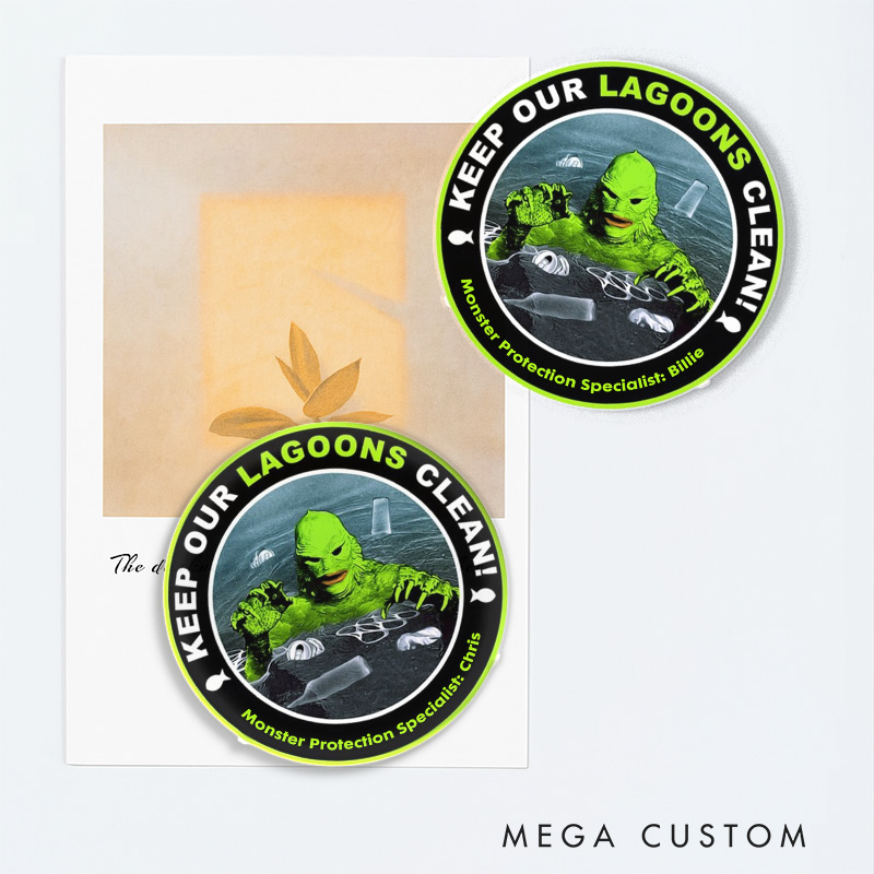 Personalized Creature Monster Society Fridge Magnets Horror Monster Magnets for Anime Lovers Halloween Fridge Decal