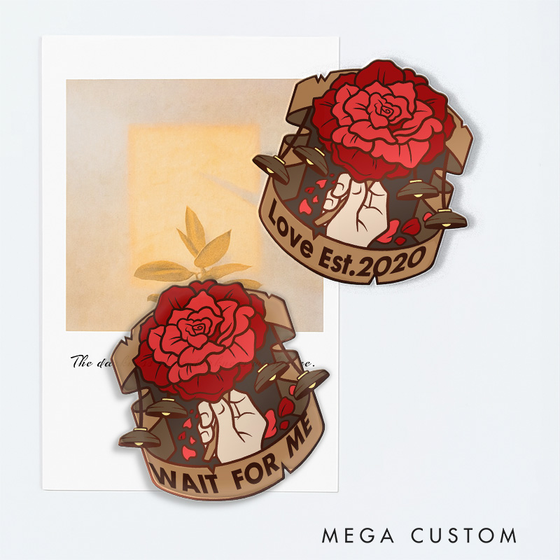 Personalized Wait for Me Fridge Magnets for Musical Lover Magnets Musical Fan Fridge Decal