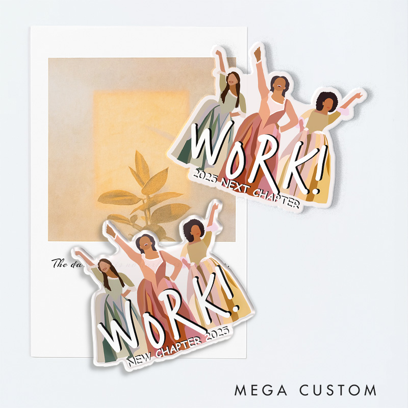 Personalized Work Next Chapter Fridge Magnets for Musical Lover New Job Magnets Musical Fan Fridge Decal New Beginnings