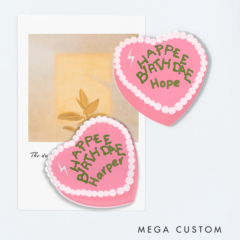 Personalized Birthday Cake Magic Movie Fridge Magnets Magic Movie and Book Magnets for Film Lovers Book Worms Fridge Decal Birthday Gifts