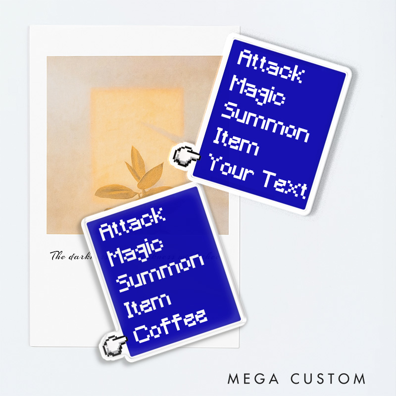 Personalized Fantasy Game Fridge Magnets Operation Menu Video Game Magnets Geek Gaming Nerd Fridge Decal