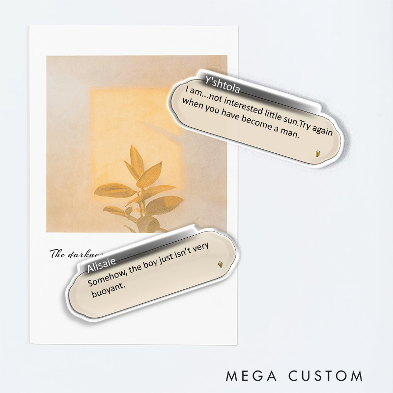 Personalized Dialog Box Fantasy Game Fridge Magnets Custom Text Video Game Magnets Geek Gaming Nerd Fridge Decal