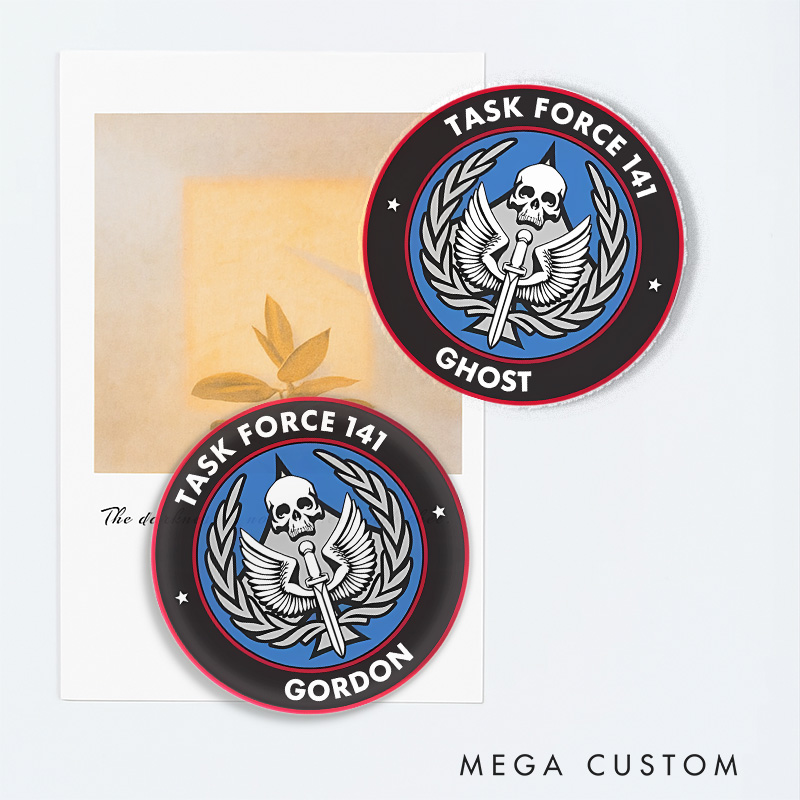 Personalized 141 Morden War of Duty Sign Fridge Magnets Video Game Magnets Geek Gaming Nerd Fridge Decal