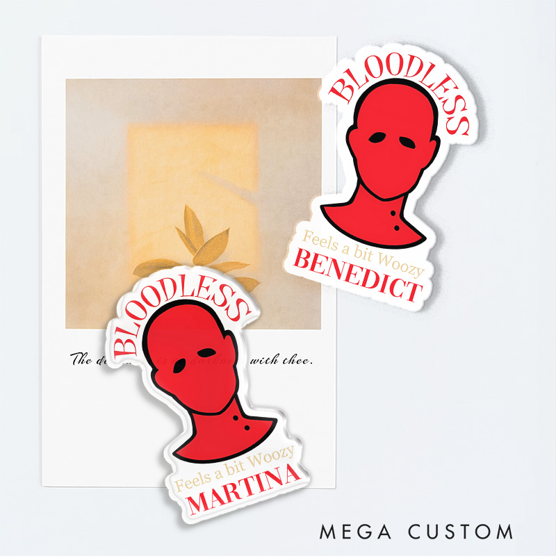 Personalized Bloodless Game Fridge Magnets Vampire Video Game Magnets Fantasy Game Fridge Decal