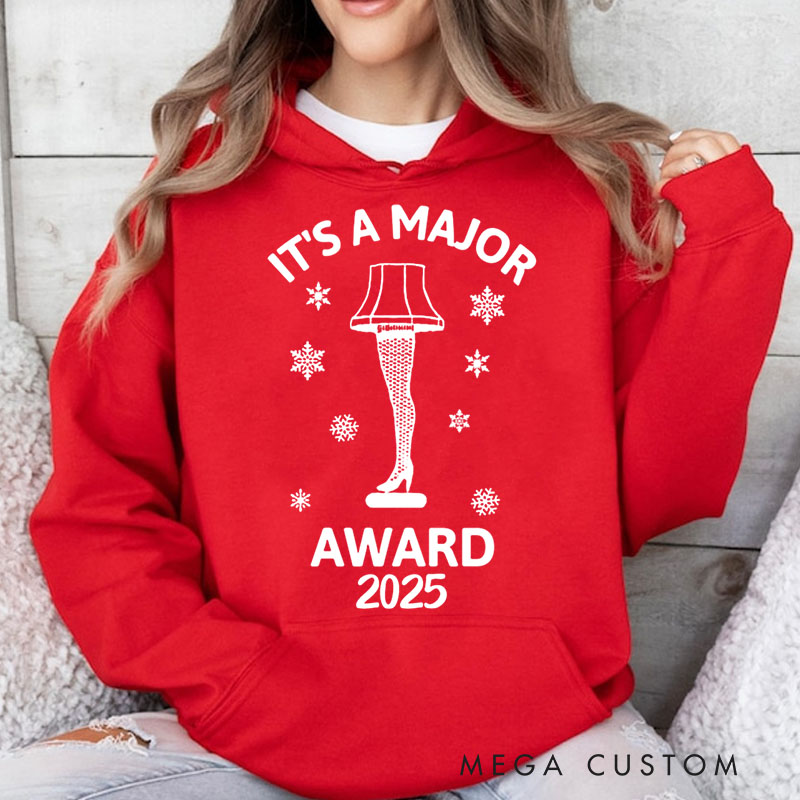 Personalized Christmas Story Leg Lamp Hoodies Funny Christmas Gift
