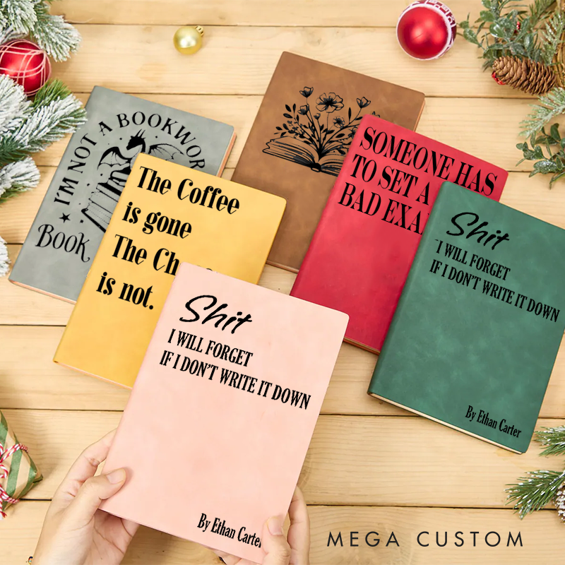 Personalized Funny Sarcastic Notebook Shit I Will Forget If I Dont Write It Down Office Coworker Gift