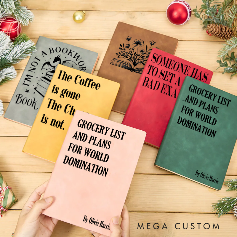 Personalized Funny Sarcastic Notebook Grocery List and Plans for World Domination Office Coworker Gift