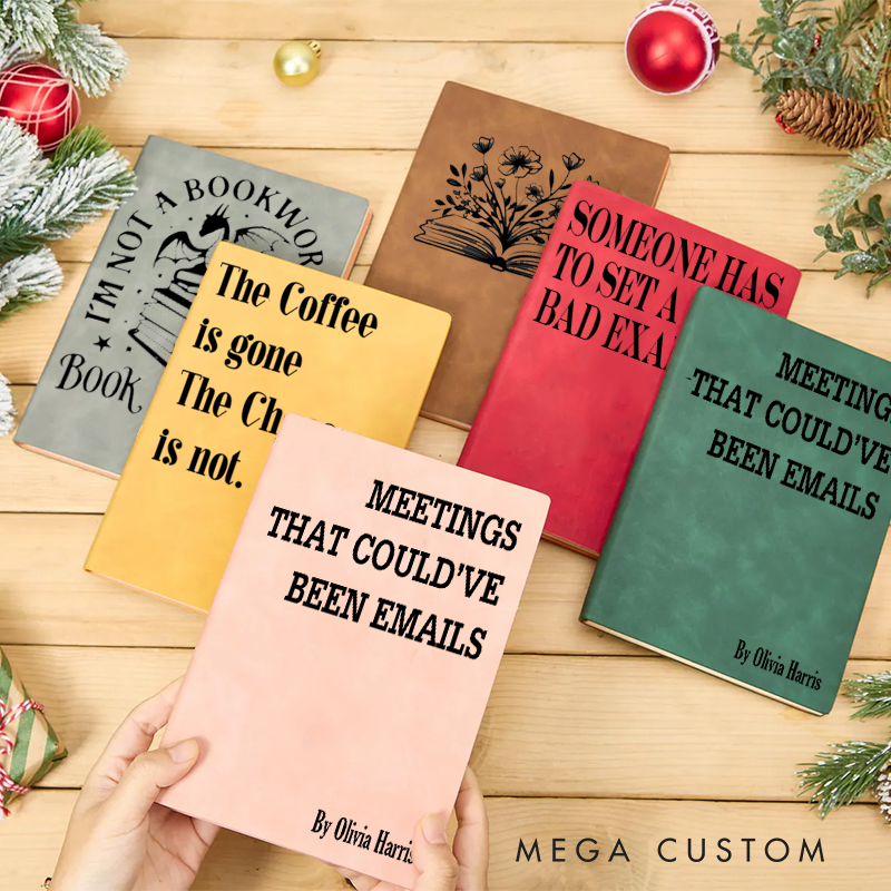Personalized Funny Sarcastic Notebook Meetings That Couldve Been Emails Office Coworker Gift