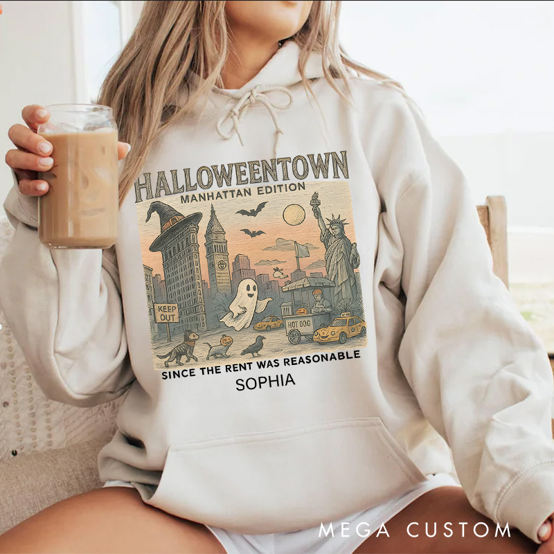 Personalized Halloweentown Manhattan Edition Fun Nostalgic Halloween Hoodies