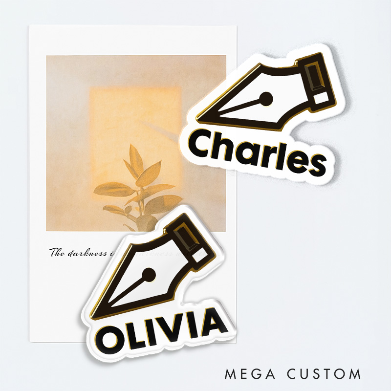 Personalized Graphic Designer Pen Fridge Magnets Illustration Art Magnets Funny Fridge Decal