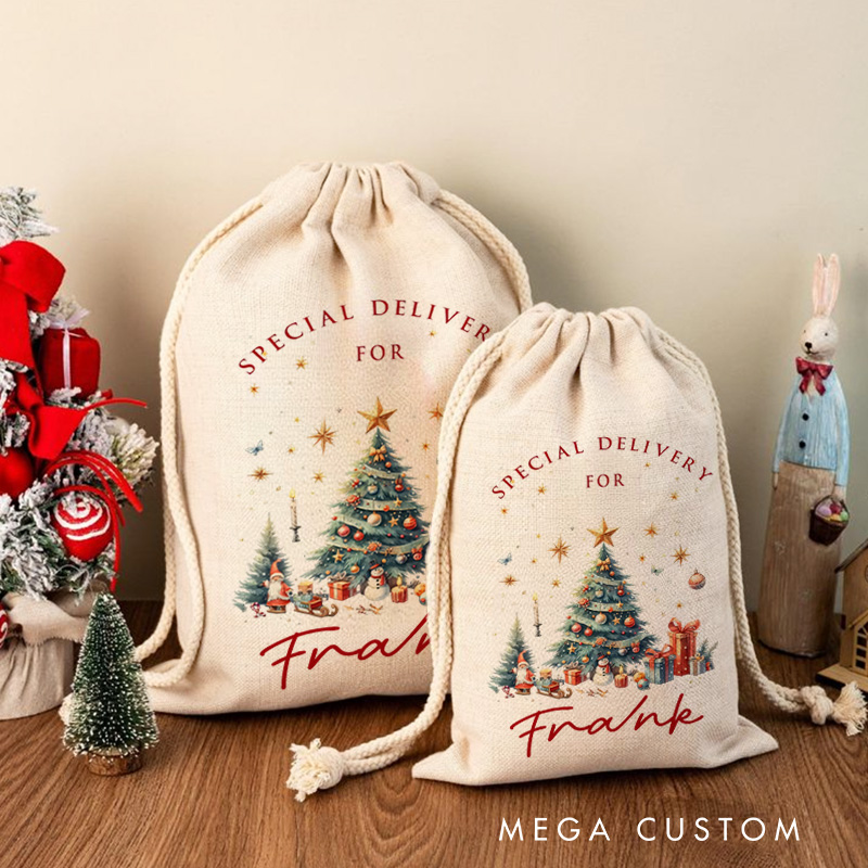 Personalised Baby First Christmas Santa Sack Christmas Eve Bag Xmas Gifts for Baby