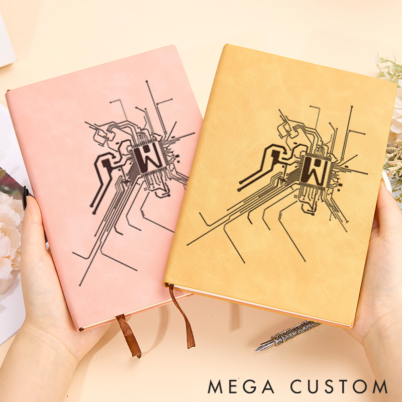 Personalized Tech-Inspired Notebook Engineer Programmer Technology Lovers Gift for Geek Nerd