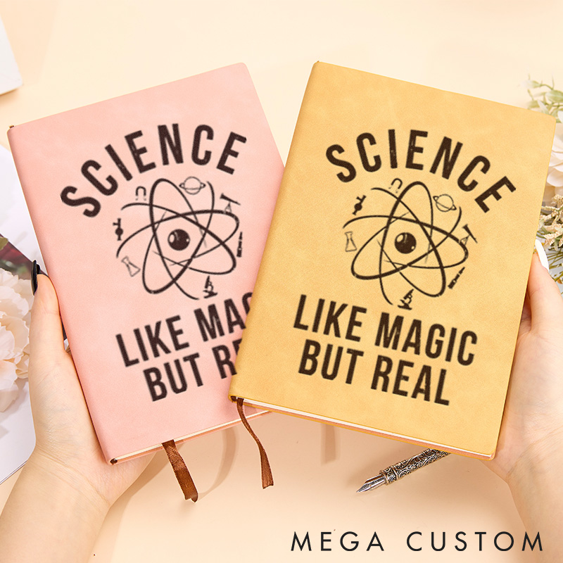 Personalized Science Physics Lovers Notebook Science The Real-Life Magic Journal Gift for Geek Nerd