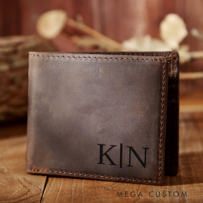 Personalized Mens Leather Boyfriend Gift for Men Gift for Dad Anniversary Gift for Him