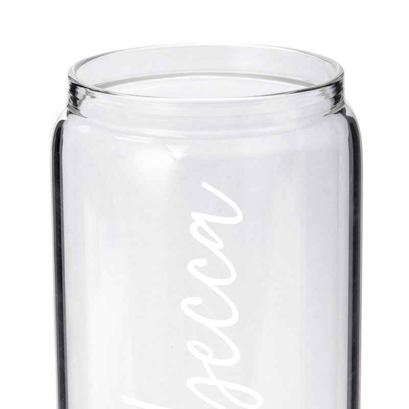 Personalized Elegant Script Name Marvel Glass for Minimalist and Sophisticated Style Unique Glasse Cup