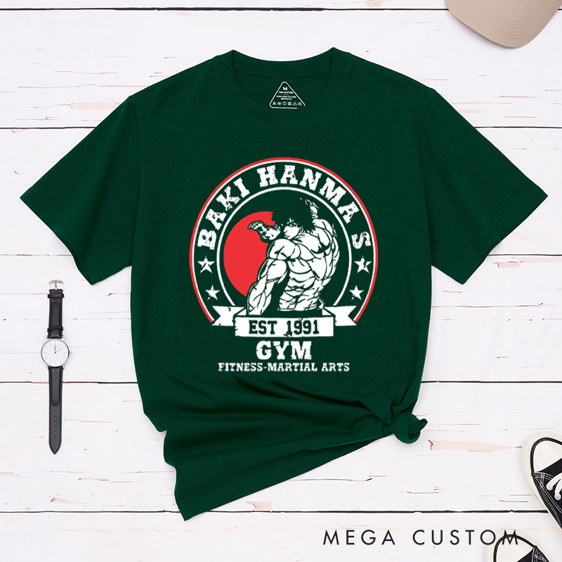 Personalized Martial Arts Fitness T-Shirt with Iconic Martial Artist Graphic for Fitness Enthusiasts Bodybuilders and Gym Lovers