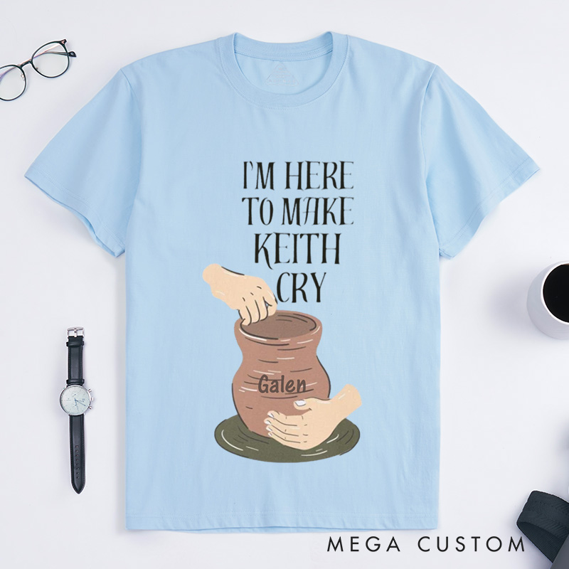Personalized Ceramicist Top Clay Artist Classic T-Shirts Potter T-Shirt Unisex Tee Funny Saying