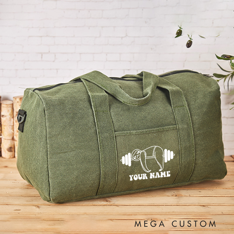 Personalized Gym Duffle Bag Spacious Durable for Gym Lover Carrying Workout Gear or Travel Essentials