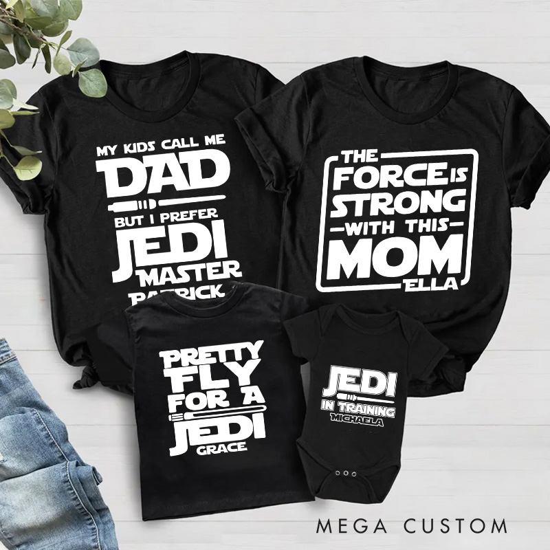 Personalized Galaxy Legion Matching T-Shirts Family Matching Tshirt for Movie Lovers Family Party