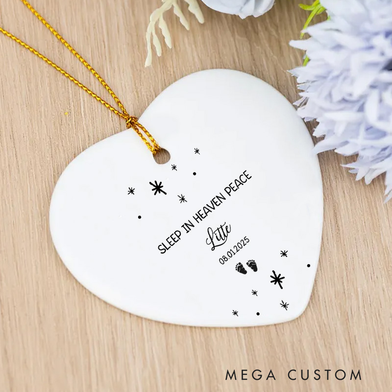 Personalized Baby Loss Ornament Custom Infant Loss Ornament Angel Baby Christmas Keepsake Stillborn Ornament Miscarriage Ornament Gifts