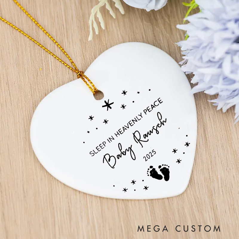 Personalized Angel Baby Ornament Miscarriage Remembrance Ornament Infant Loss Ornament Stillborn Baby Memorial Ornament Pregnancy Loss Gift