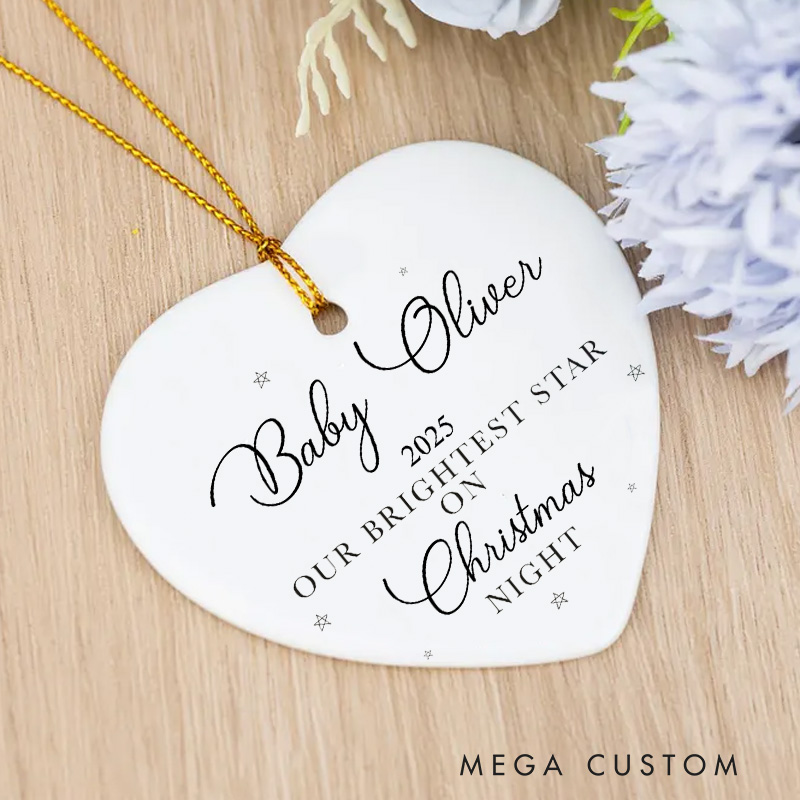 Personalized Baby Loss Christmas Ornament Miscarriage Ornament Still Born Gifts Baby Memorial Keepsake Angel Baby Sympathy Gifts for Mothers