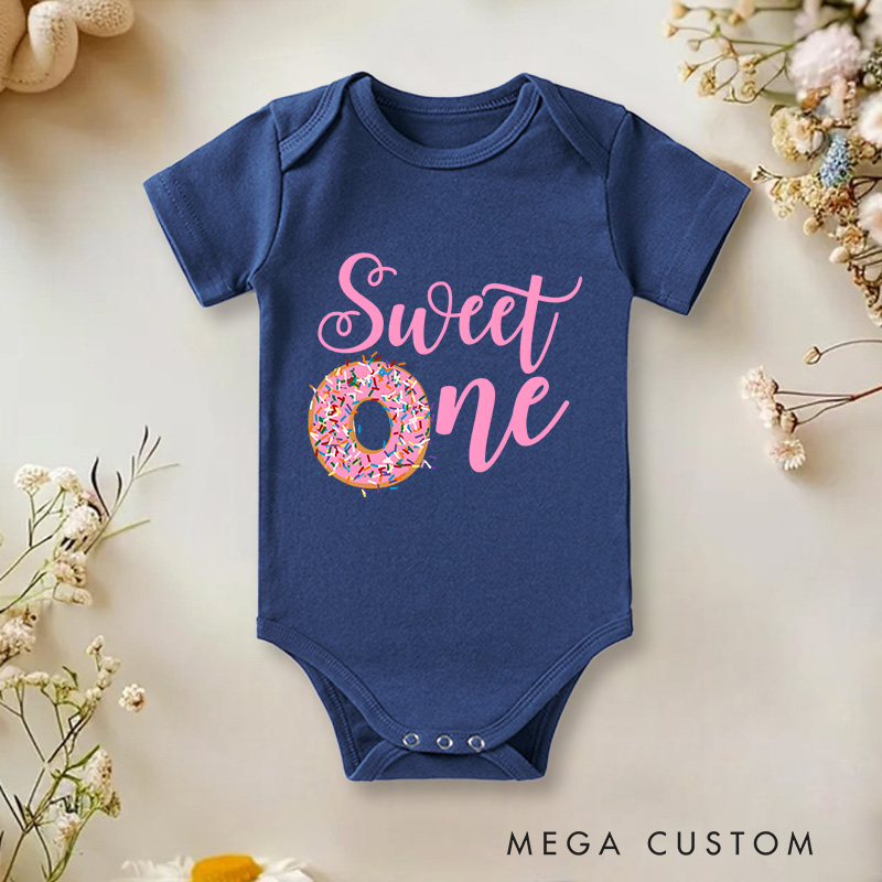 Personalized Sweet One 1st Birthday Baby Onesie Funny Baby Gift