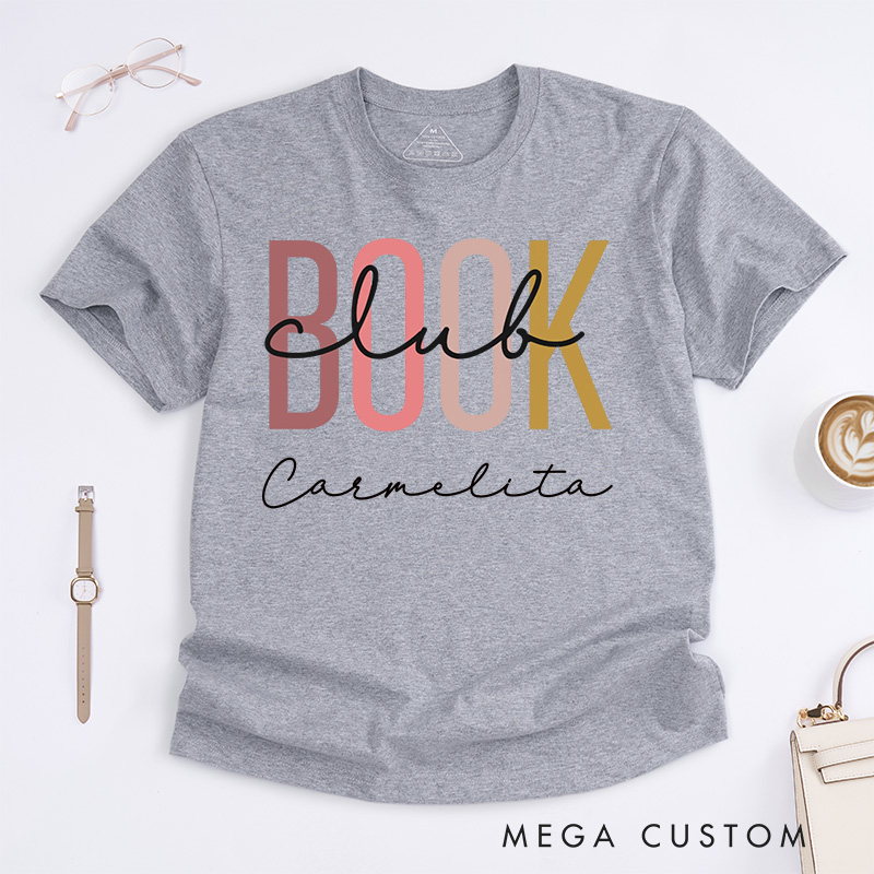 Personalized Book Club Classic T-Shirts Booktrovert Shirt Book Lover Shirt Bookish Gift Book Lover Gift Funny Reading Shirt Reader Gift