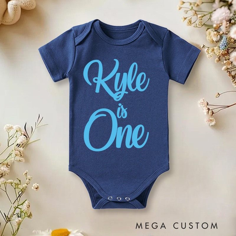 Personalized Personalised Baby First 1st Birthday Baby Onesie Funny Baby Gift