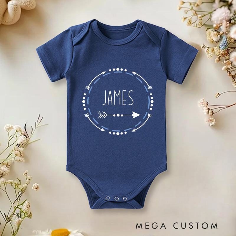 Personalized Baby Coming Home Onesie with Your Name Pregnancy Announcement Gifts