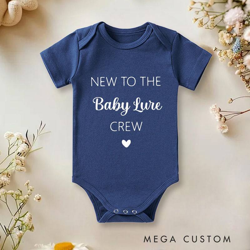 Personalized Announce Pregnancy Baby Onesie with Your Name Funny Cute Reveal Gift