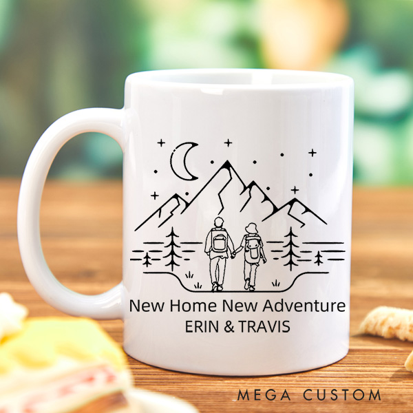 Personalized Mug Home Is Where We Park It Custom 11oz Coffee Mug 15oz Coffee Cup Housewarming Gift First Home Gift for Couple New Home Gift