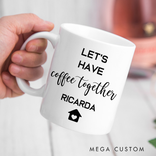 Personalized Mug Couple Coffee Mug Unique Wedding Gift Coffee Lovers Housewarming Gift Anniversary Gift First Home Gift New Home Gift Moving Away Gift