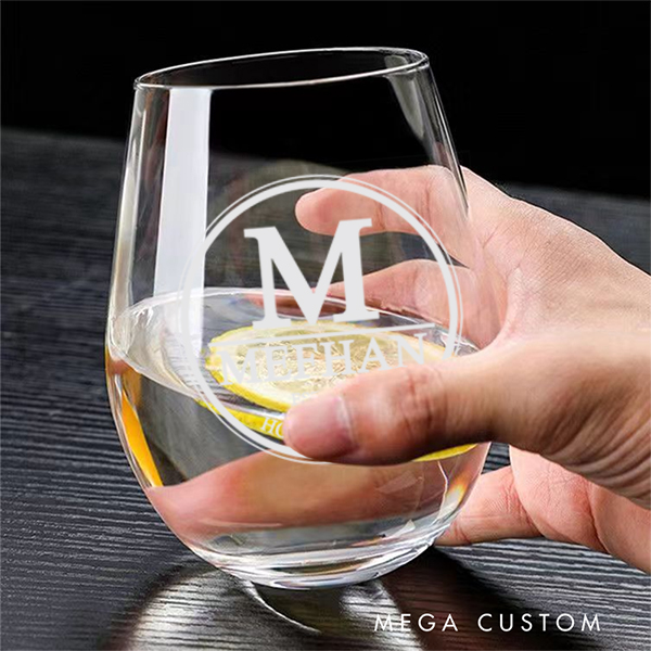 Personalized Stemless Wine Glass Custom 460ml Wine Glass for Housewarming Gift New Home Gift First Home Gift New Homeowner Gifts