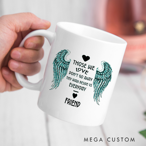 Personalized Memorial Mug for Loss of Loved One Gift in Loving Memory Remembrance Cup Funeral Gifts 
