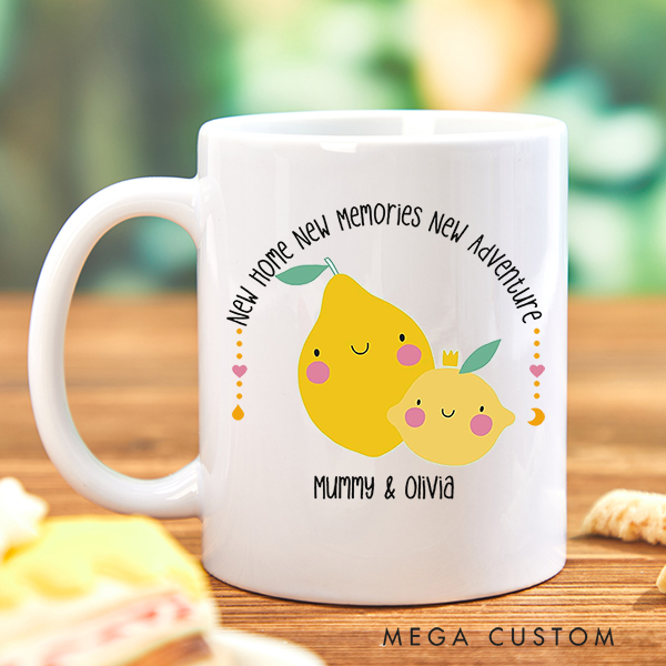 Personalized Coffee Mug for Mom New Home New Memories New Adventure Mug Custom 11oz Coffee Cup Housewarming Gift Christmas Gift Mothers Day Gifts