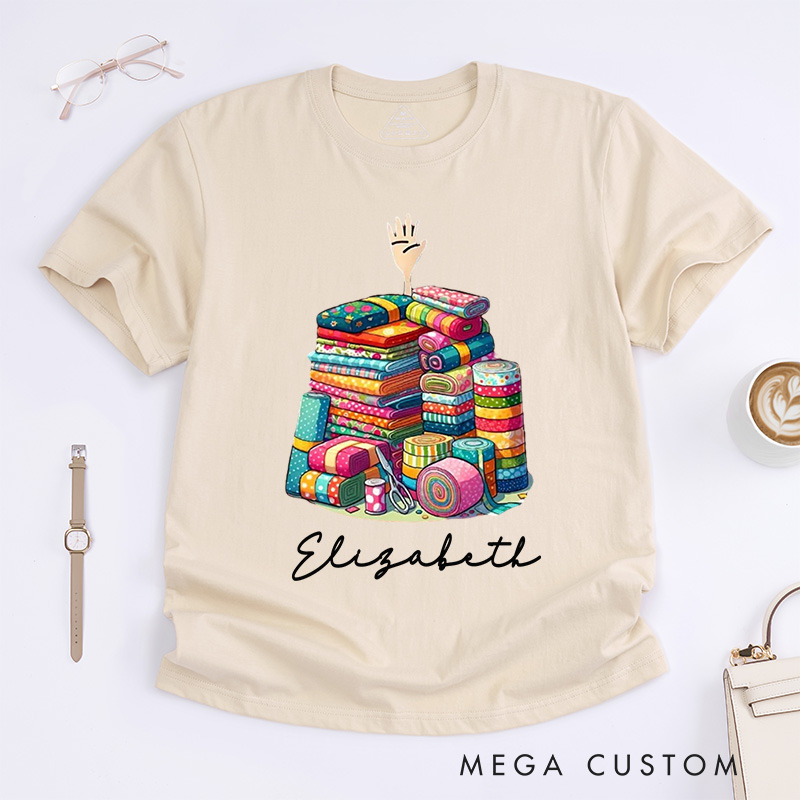 Personalized I'm Ok Classic T-Shirts Sewing Lover Shirt Funny Sewing Shirt Quilting Gift For Quilter Quilting Lovers 