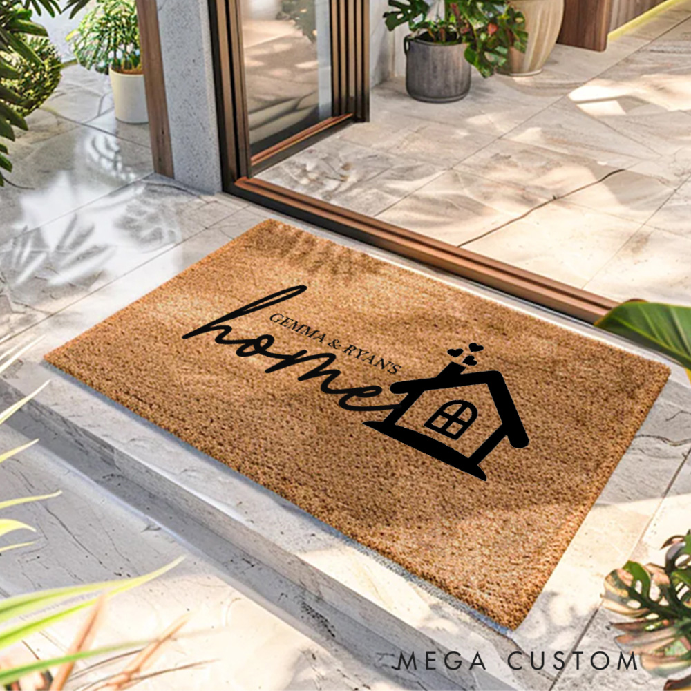 Personalized Cozy Home Doormat A Heartwarming Housewarming Gift for Your New Beginning New Home Gift Wedding Gift for Couples
