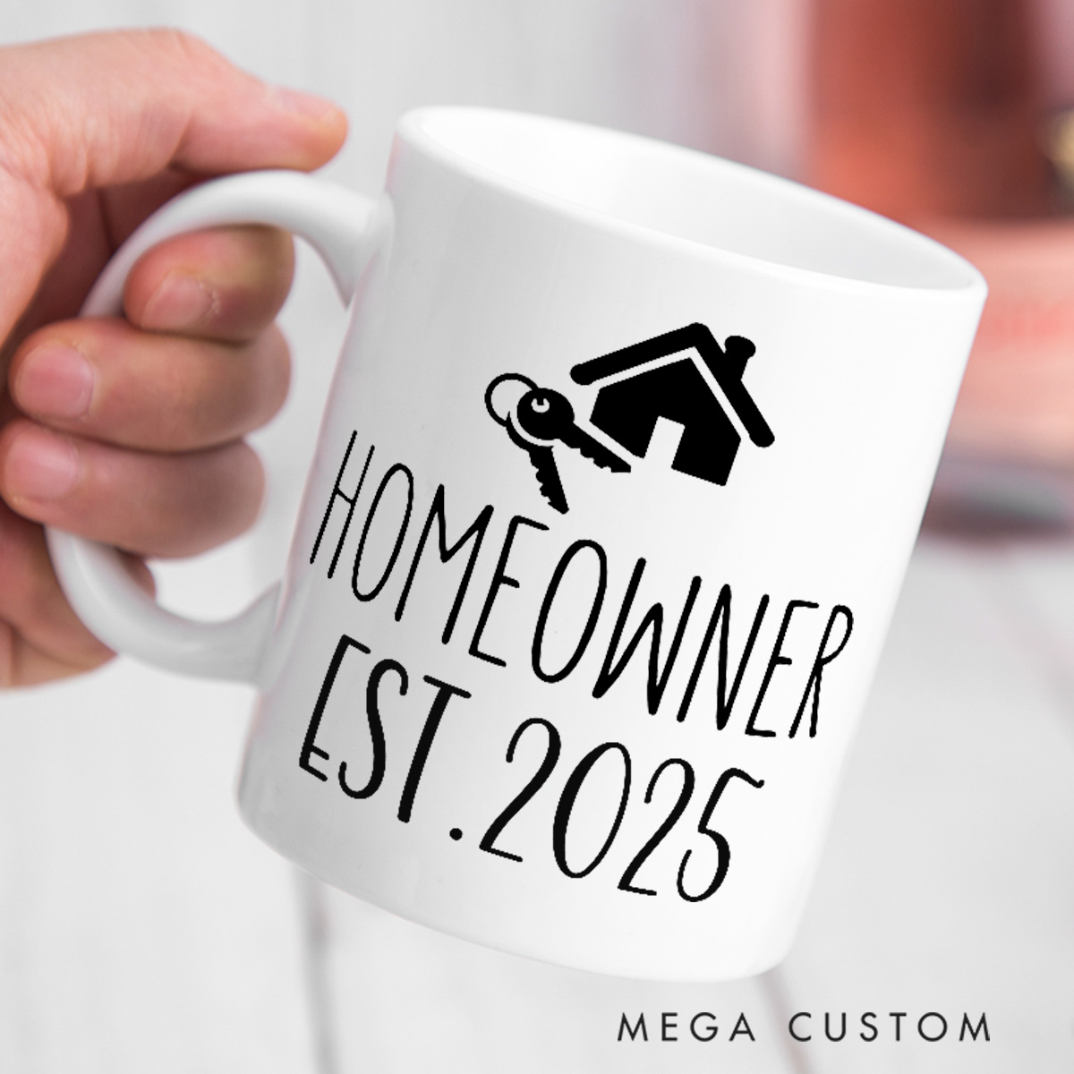 Personalized Homeowner Mug Custom 15oz Coffee Mug Housewarming Gift HomeOwner Gift First Time Home Buyer Gift Realtor Closing Gift Home Gift
