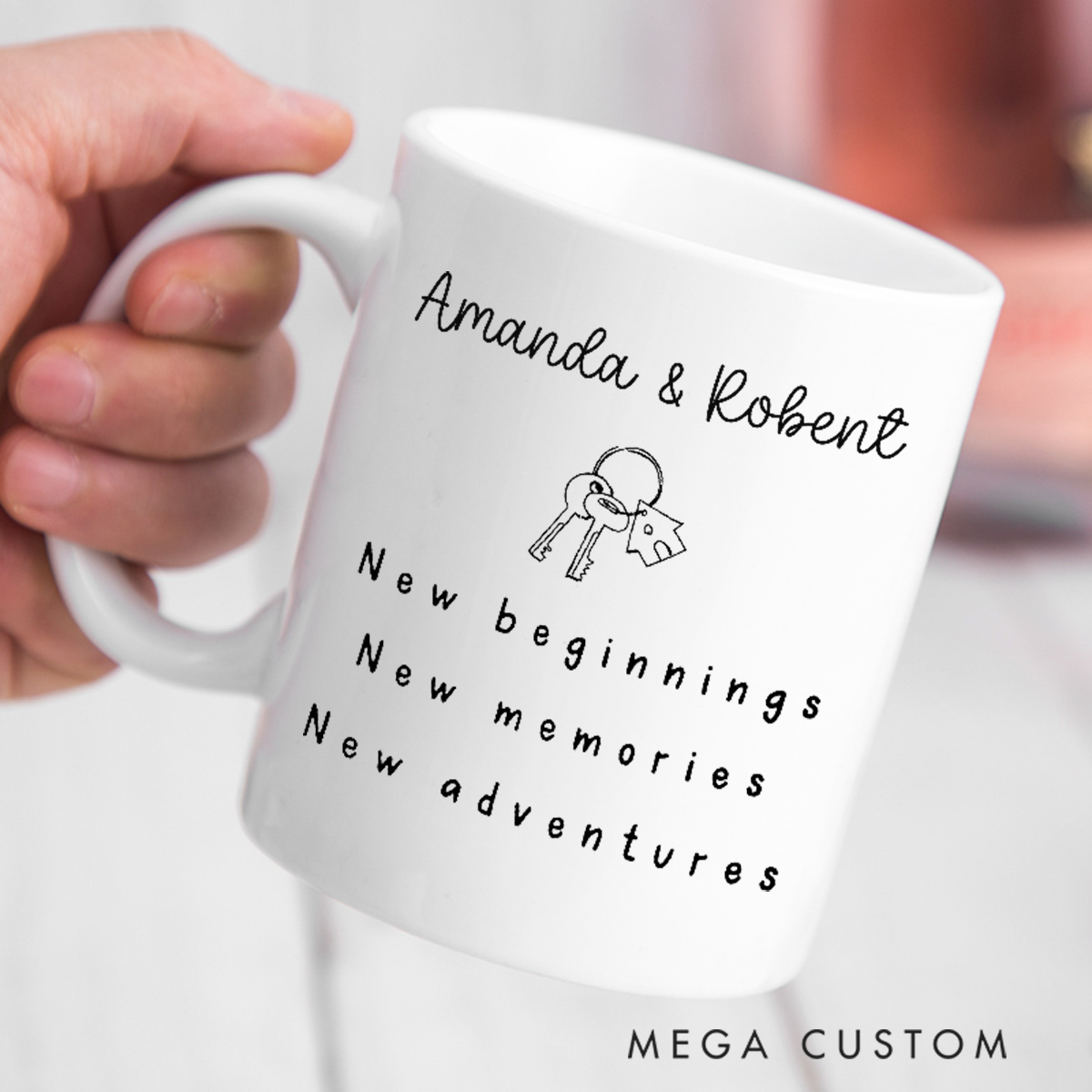 Personalized Mug Custom 11oz Coffee Mug Housewarming Gift HomeOwner Gift Homeowner Mug New Homeowner Gift New Home Gift Moving Away Gift