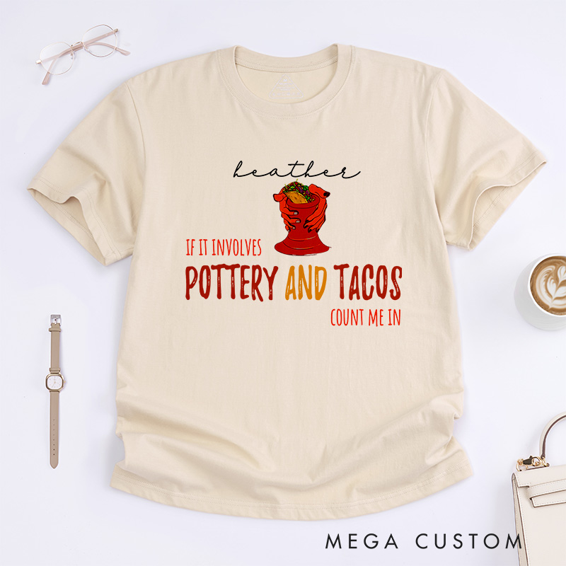 Personalized Funny Pottery Gift Classic T-Shirts For Pottery Maker Gift For Mom Pottery Lover Gift Pottery Artist Shirt